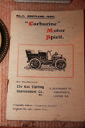 1904 CARBURINE BOOKLET - click to enlarge